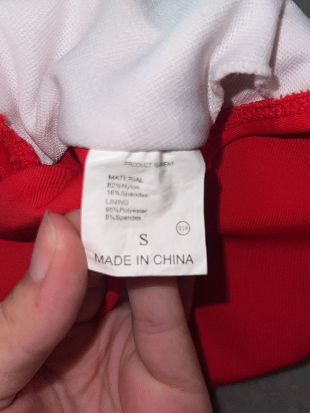 Women’s Red Bikini Top - Picture 3 of 3